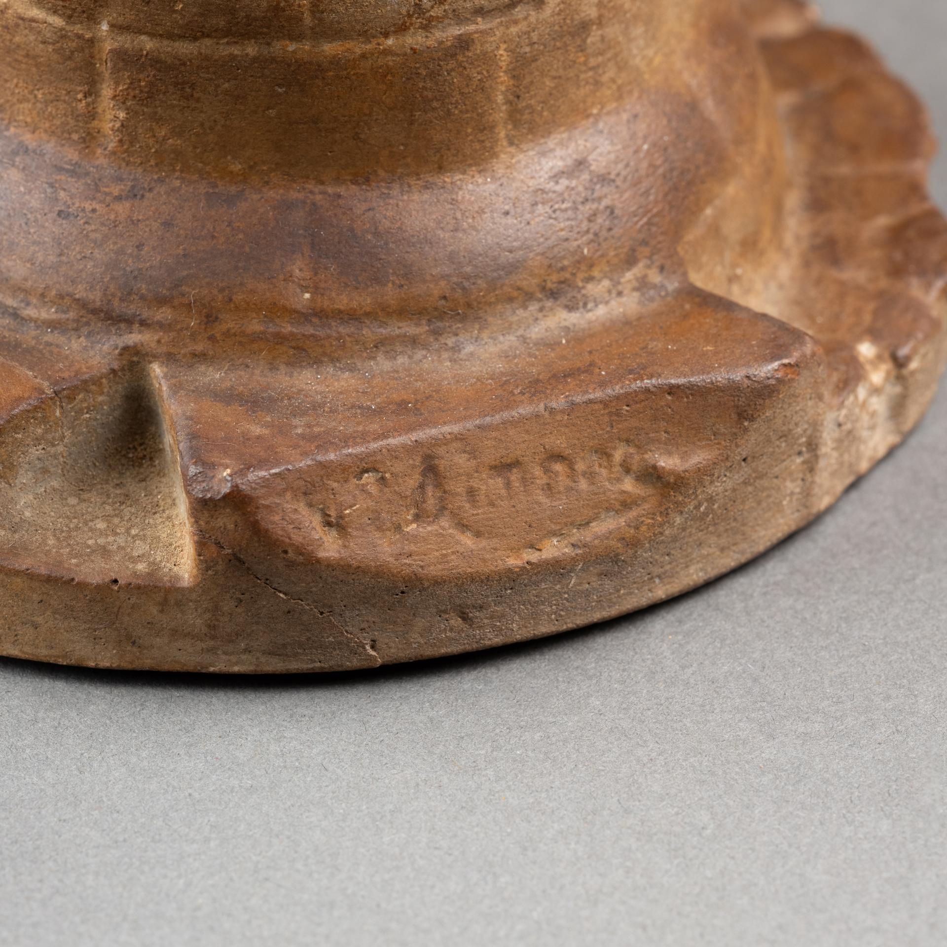 Pozzo dell'hotel Cluny - Riduzione in gesso patinato e ferro battuto, fine XIX secolo. in vendita 5