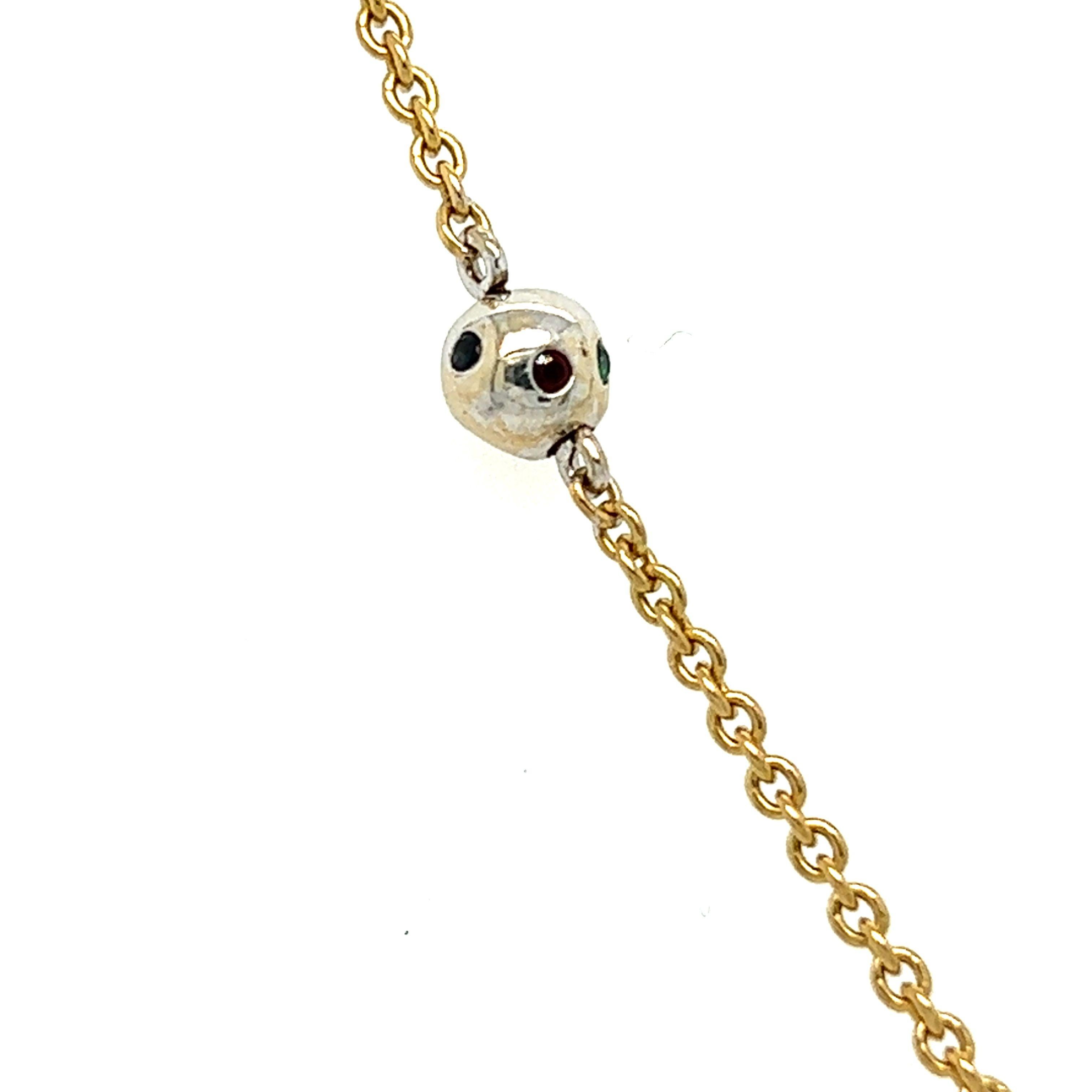 Taille ronde Collier pendentif convertible rond en grappe de diamants et rubis en or jaune 18 carats en vente