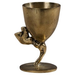 Cluster Graal brass egg cup n°5