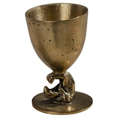 Cluster Graal brass egg cup n°7