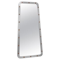 Cluster Mirror, in Brushed Stainless Steel, Handcrafted in Portugal by Duistt