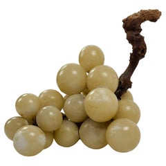 Retro Cluster of Mid-Century Alabaster Italian Grapes