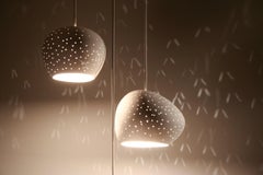 Cluster Three Dot: Handmade Ceramic Pendant Light, Contemporary Chandelier