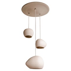Cluster Three • Dot • Handmade Ceramic Pendant Light • Contemporary Chandelier