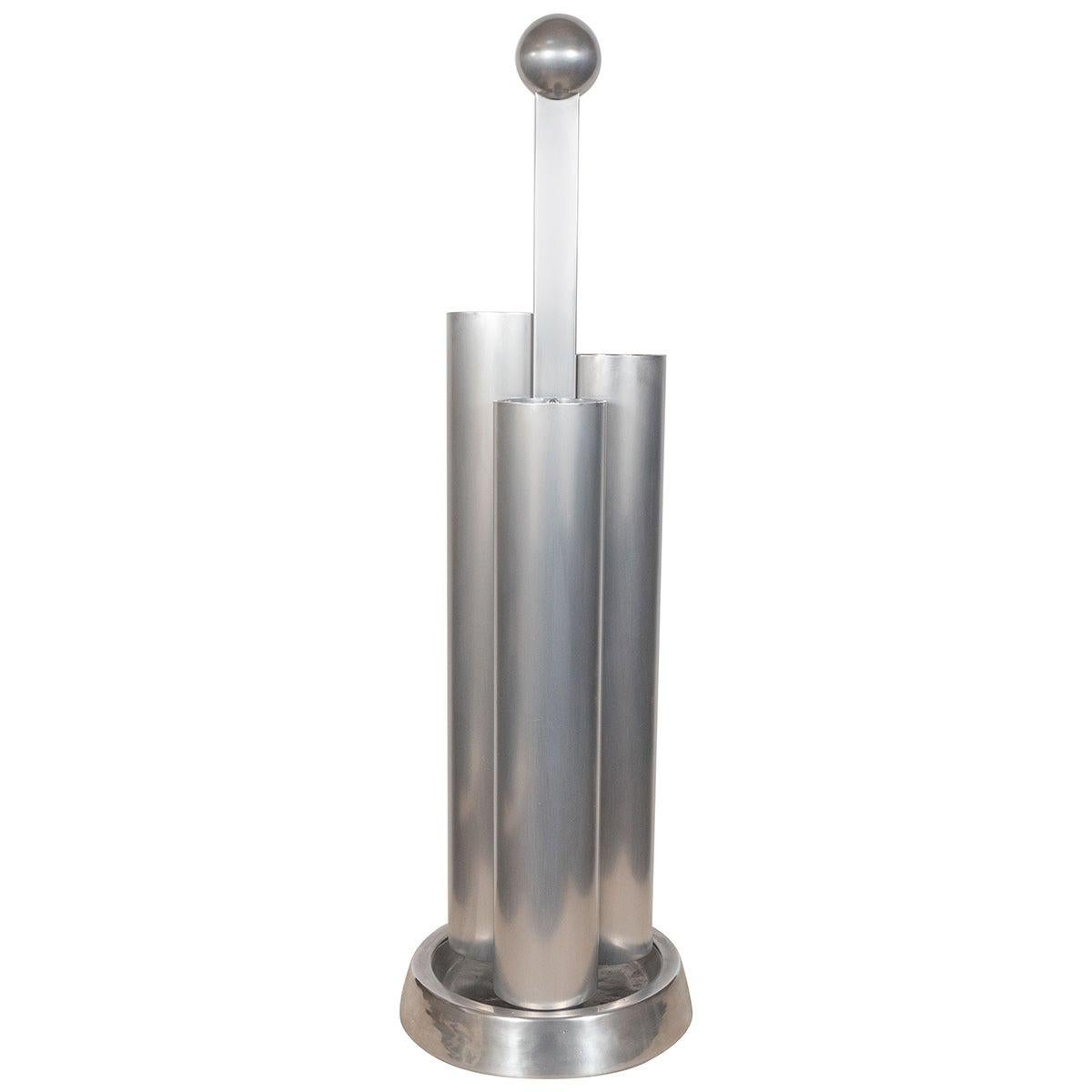 Clustered Tube Aluminum Umbrella Stand