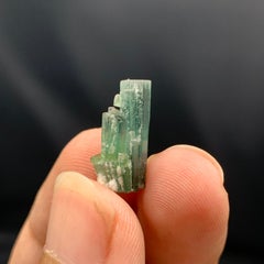 Clustering Of Indicolite Tourmaline Crystals From Afghanistan