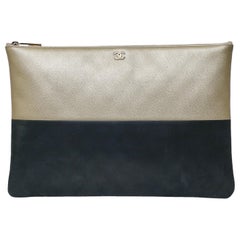 Clutch Chanel Bicolore Oro Iridescente
