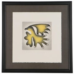 "Clutch" Etching with Aquatint by Kenojuak Ashevak
