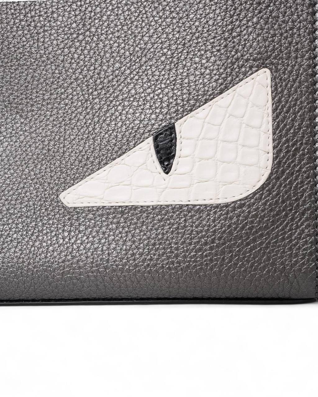 Pochette Monster Grigia Fendi Bon état - En vente à Torre Del Greco, IT