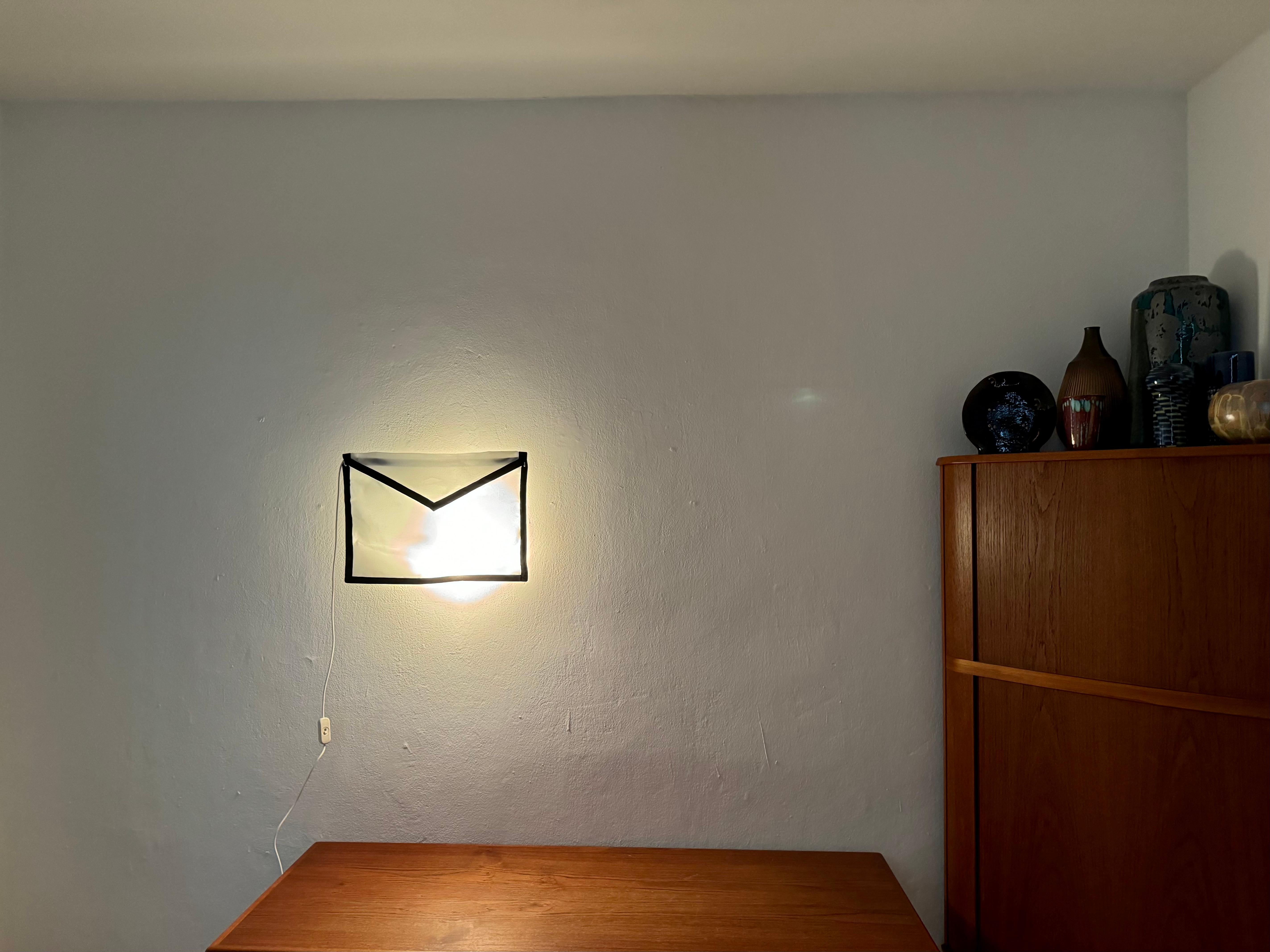 Clutch Shaped Wall Lamp by Federico Gonella For Sale 3