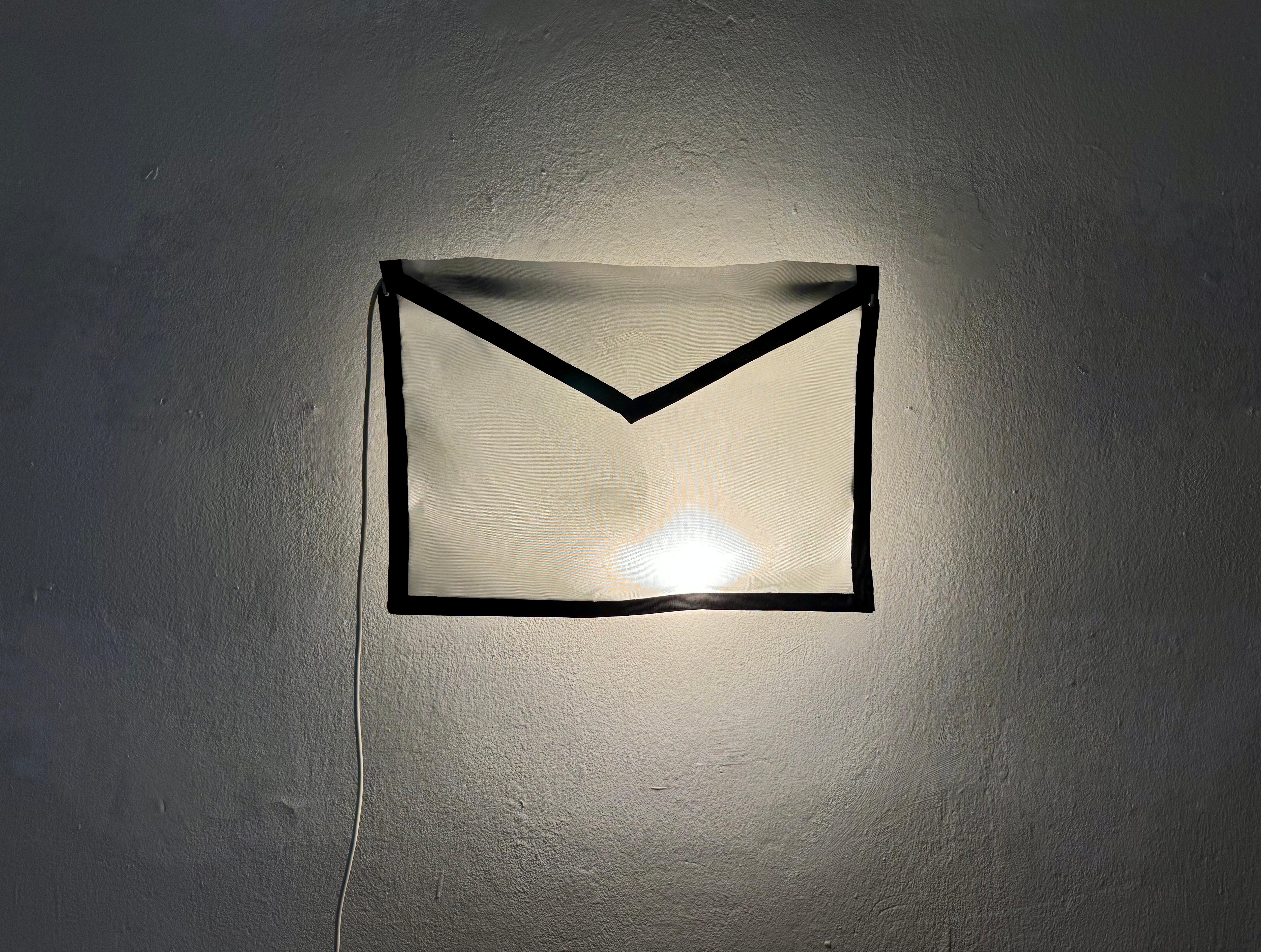 Clutch Shaped Wall Lamp by Federico Gonella For Sale 4