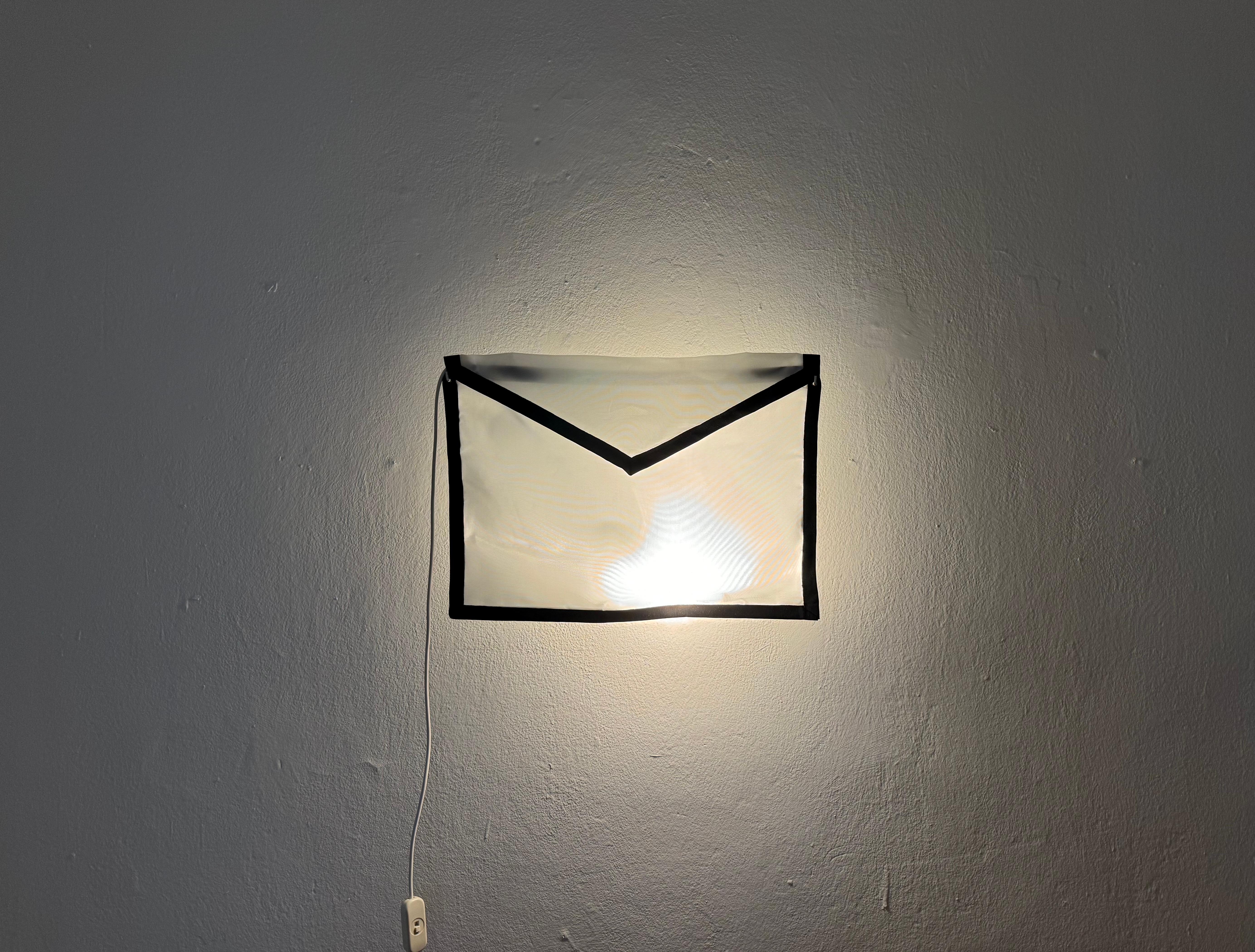 Clutch Shaped Wall Lamp by Federico Gonella For Sale 5