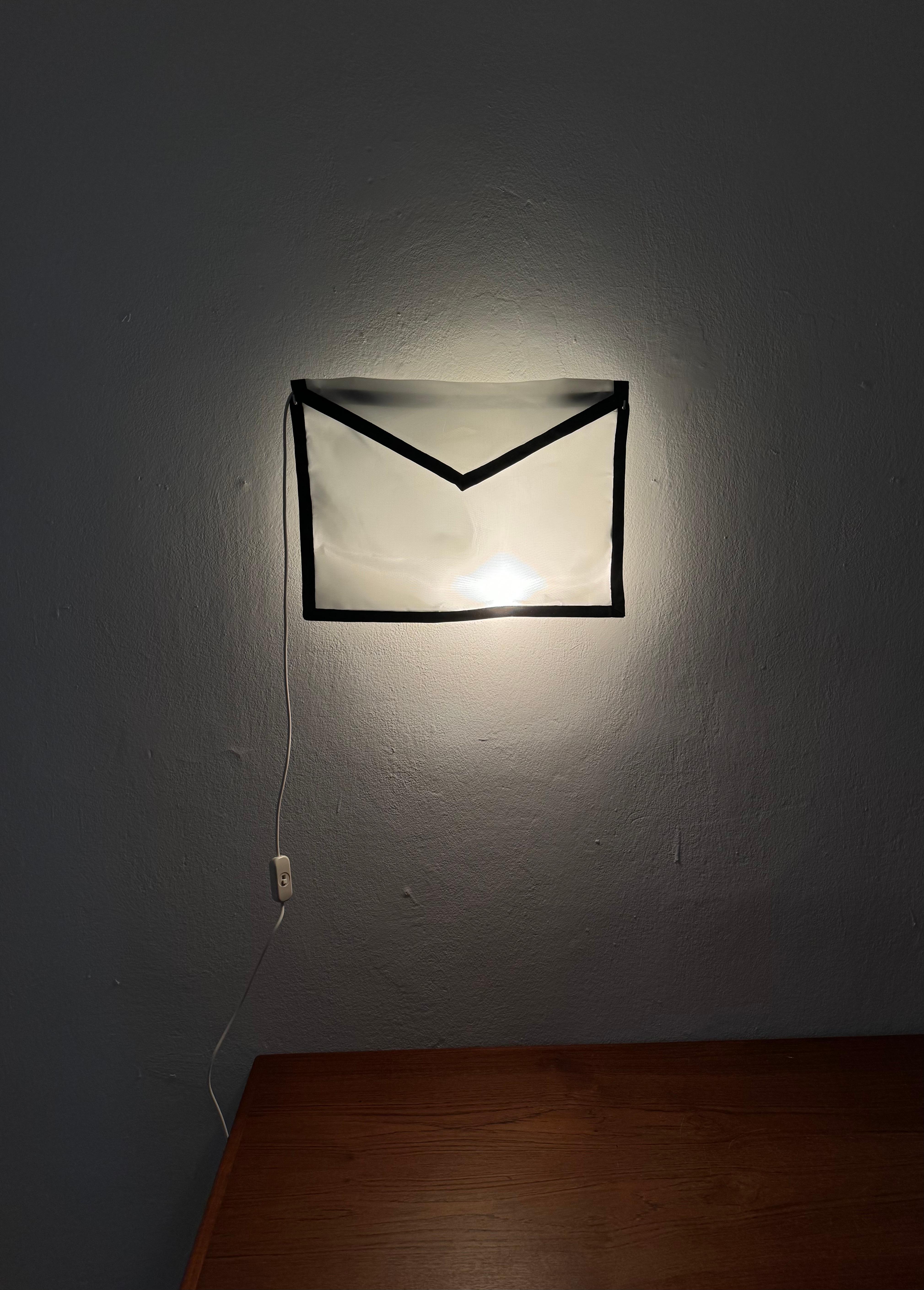 Clutch Shaped Wall Lamp by Federico Gonella For Sale 6