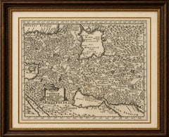 Cluver Persia Map with Armenia & Mesopotamia, Leiden, 1697