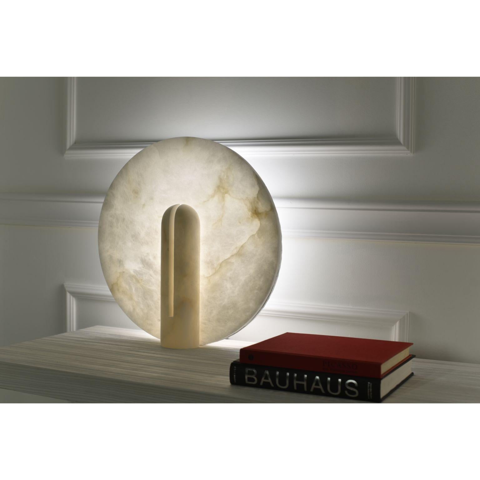 Modern Clyde Alabaster Table Lamp by Atelier Alain Ellouz