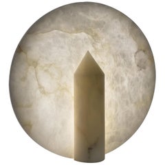 Clyde Alabaster Table Lamp by Atelier Alain Ellouz