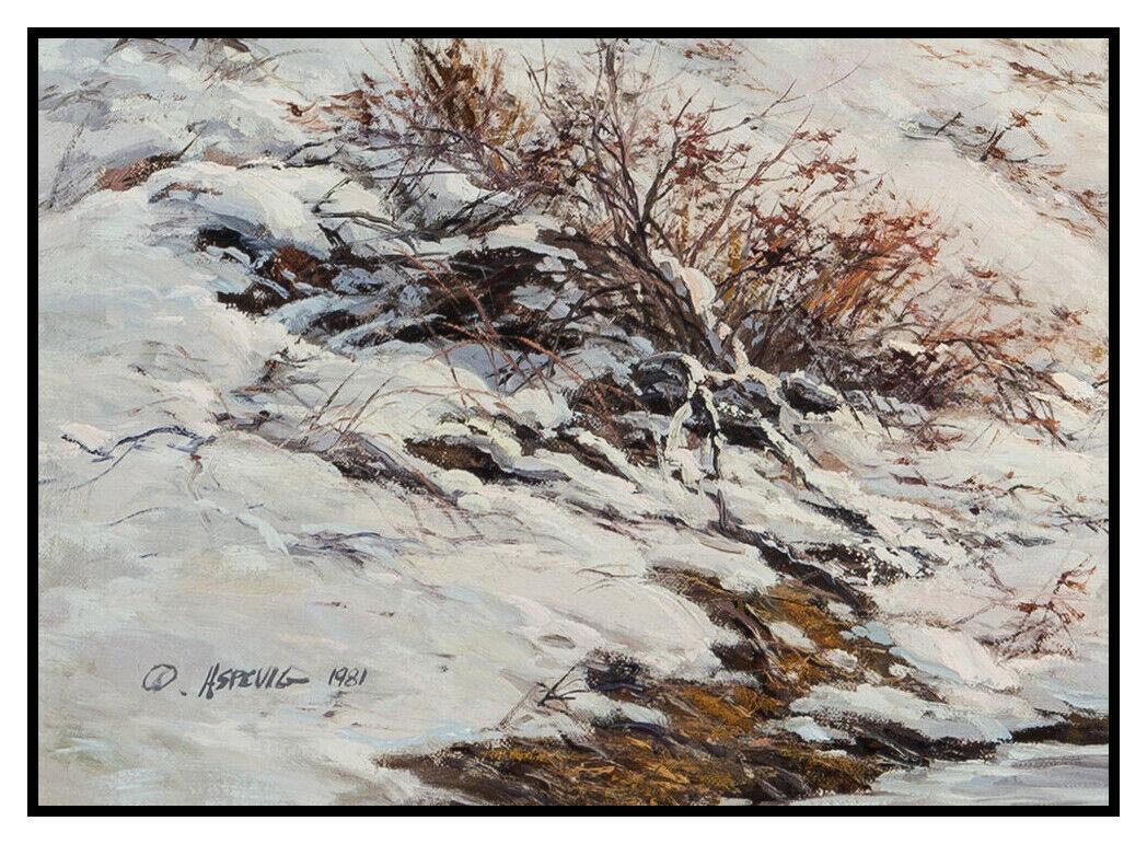 Clyde Aspevig Authentic & Large Oil Painting on Canvas, Professionally Custom Framed and listed with the Submit Best Offer option

Accepting Offers Now: The item up for sale is a spectacular and bold Oil Painting on Canvas by Modern Realism Artist,
