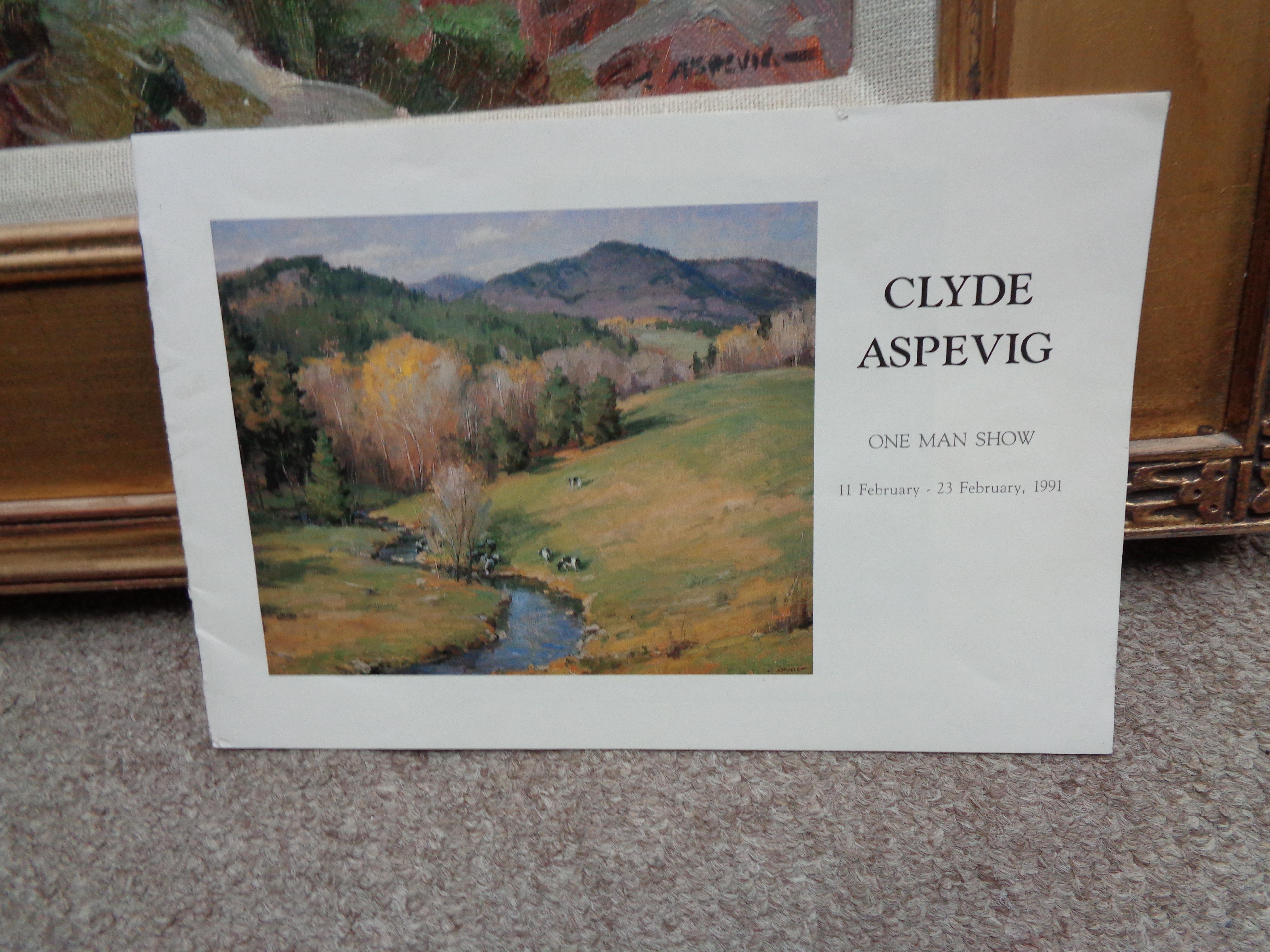 Zion Landschaft, Ölgemälde von Clyde Aspevig, West Rim Trail, West Rim Trail 7