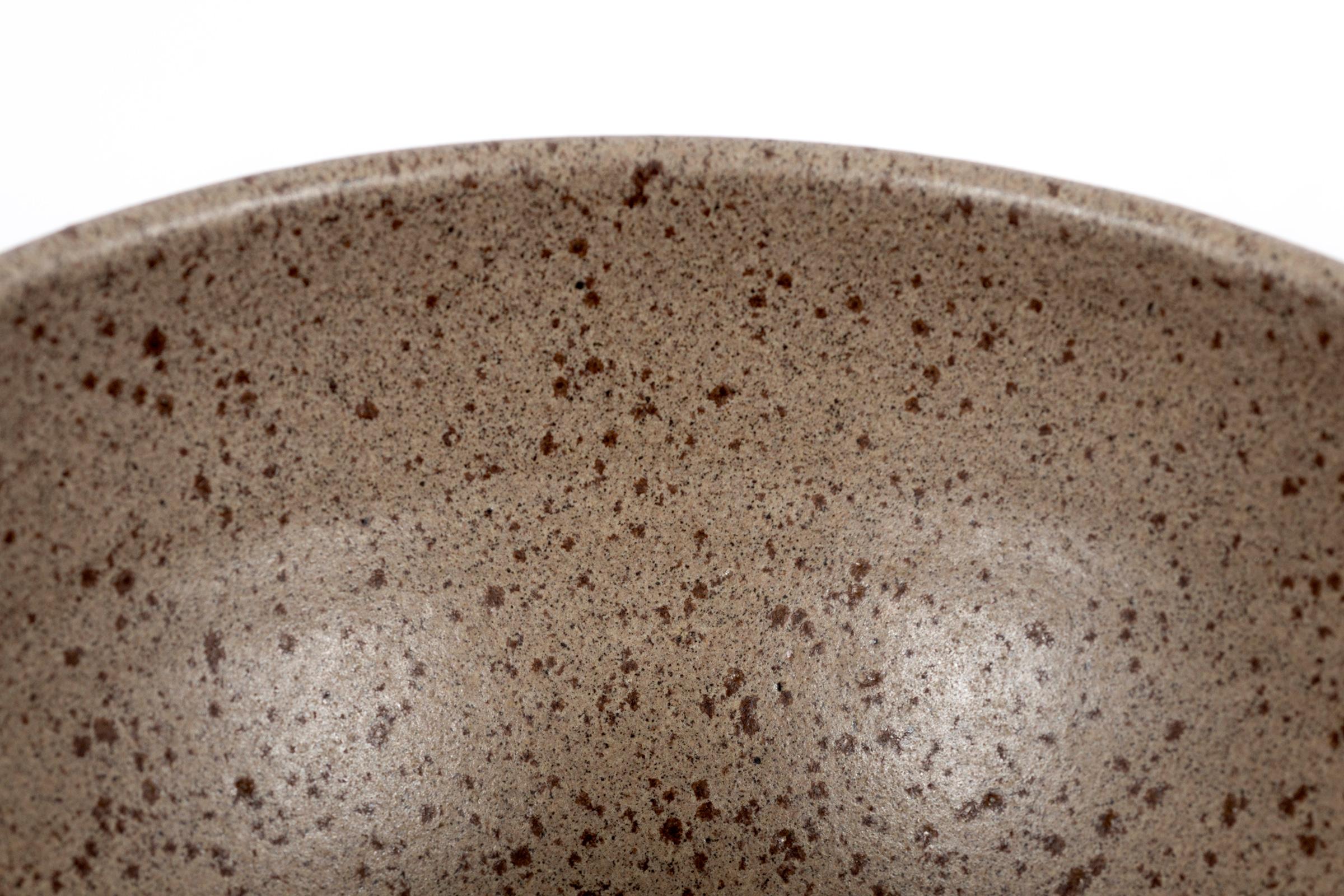 Glazed Clyde Burt Ceramic Bowl