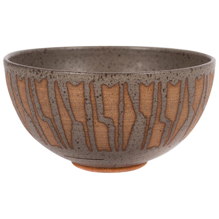 Clyde Burt Ceramic Bowl For Sale