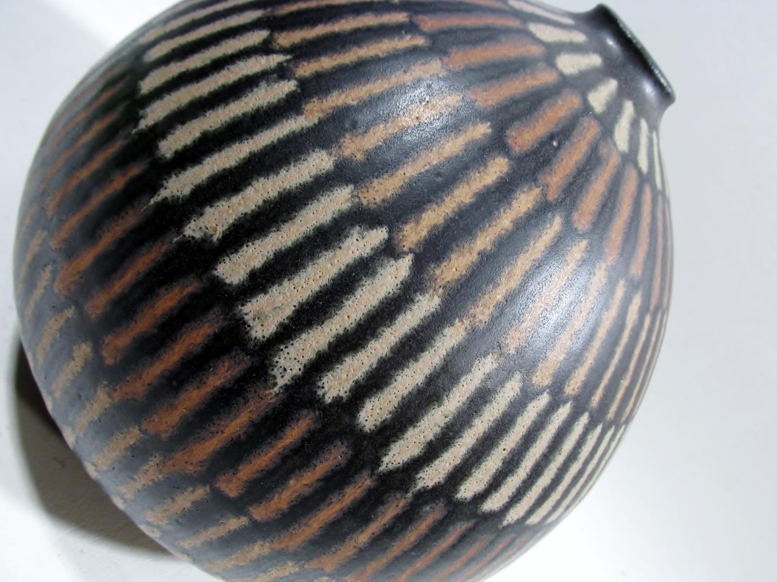 Clyde Burt Ceramic Bulbous Vase 2