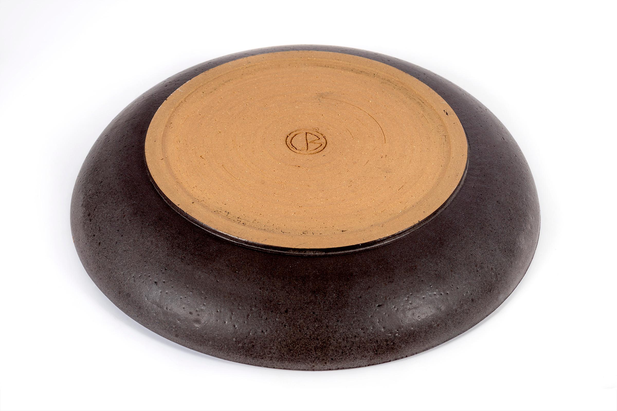 Clyde Burt Ceramic Platter (Glasiert)