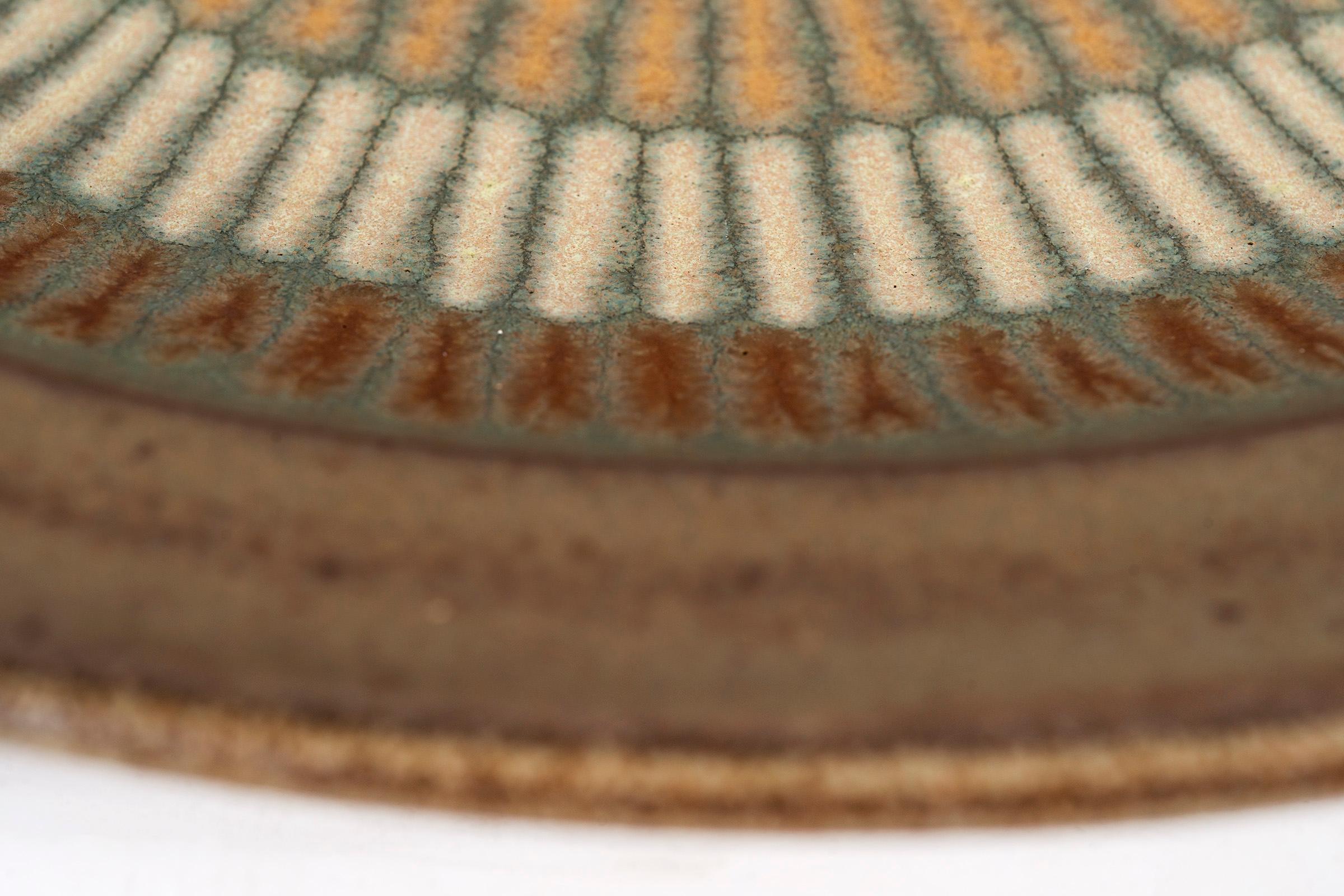 Keramikplatte aus Wurzelholz (Glasiert) im Angebot