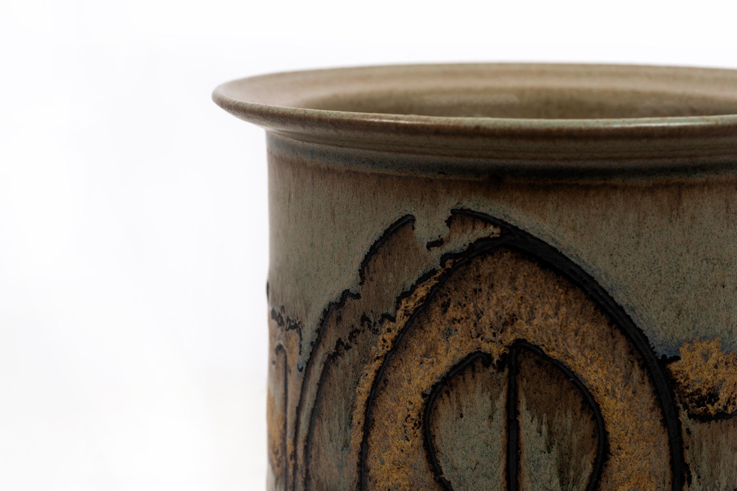 Mid-Century Modern Clyde Burt Ceramic Vase
