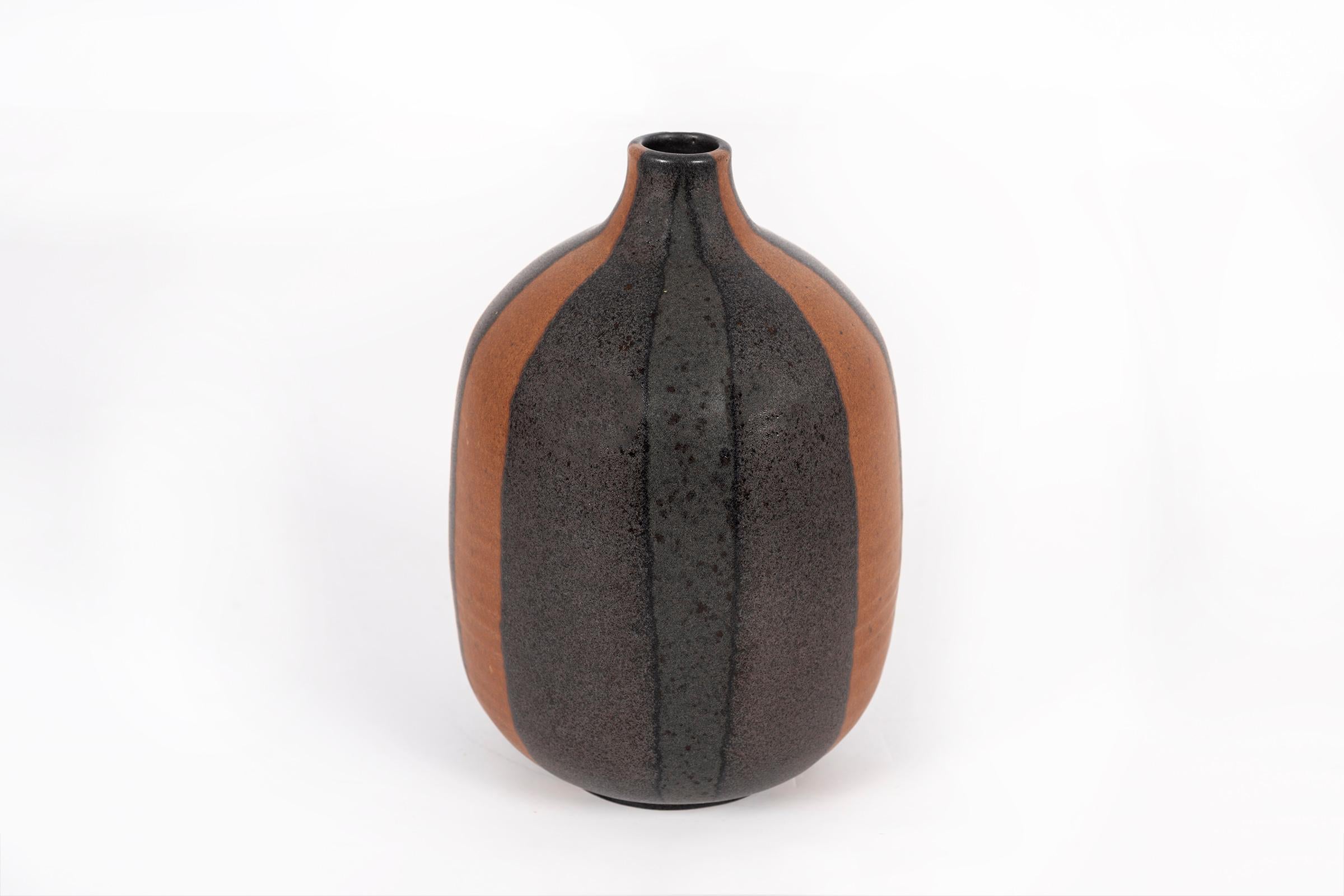 American Clyde Burt Ceramic Vase For Sale