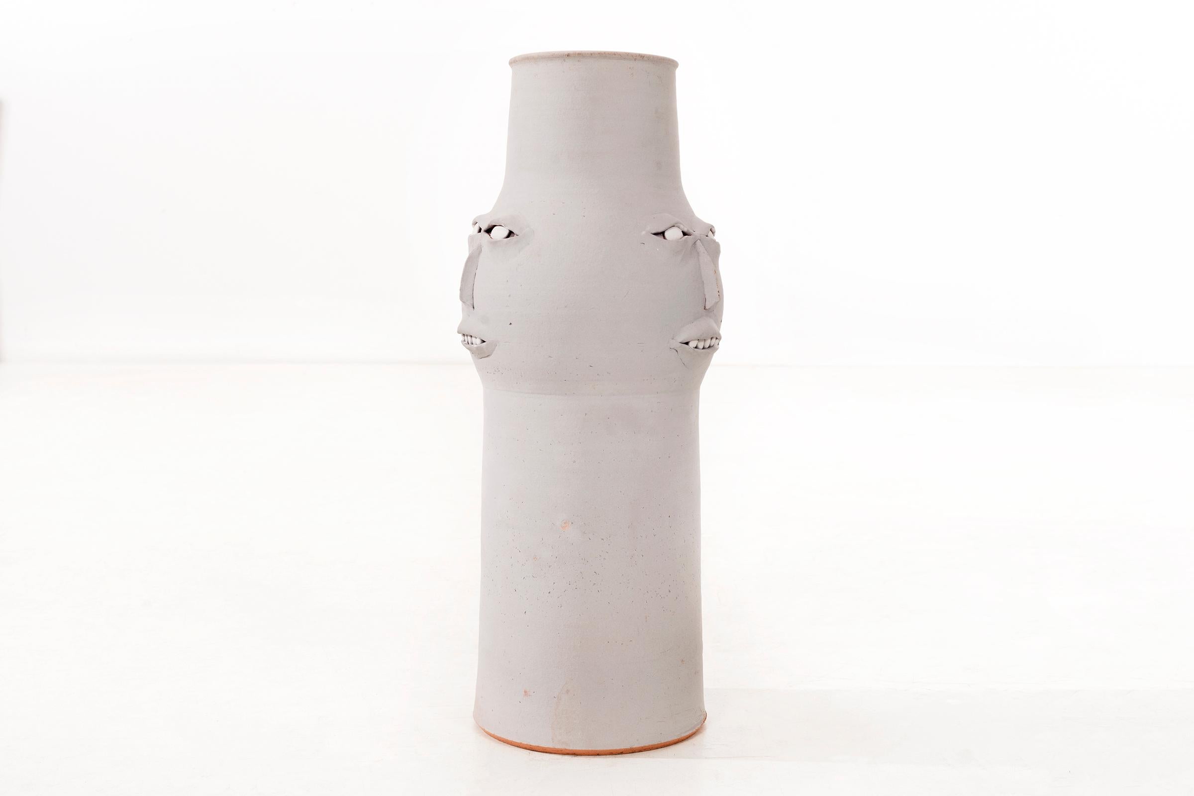 Mid-Century Modern Clyde Burt Ceramic Vessel For Sale