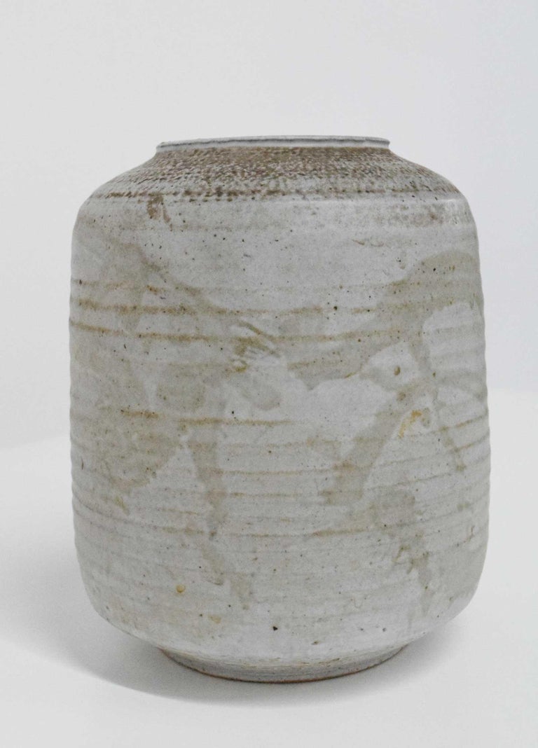 20th Century Clyde Burt Ceramic Vessel or Vase For Sale