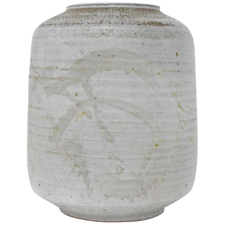 Clyde Burt Ceramic Vessel or Vase For Sale