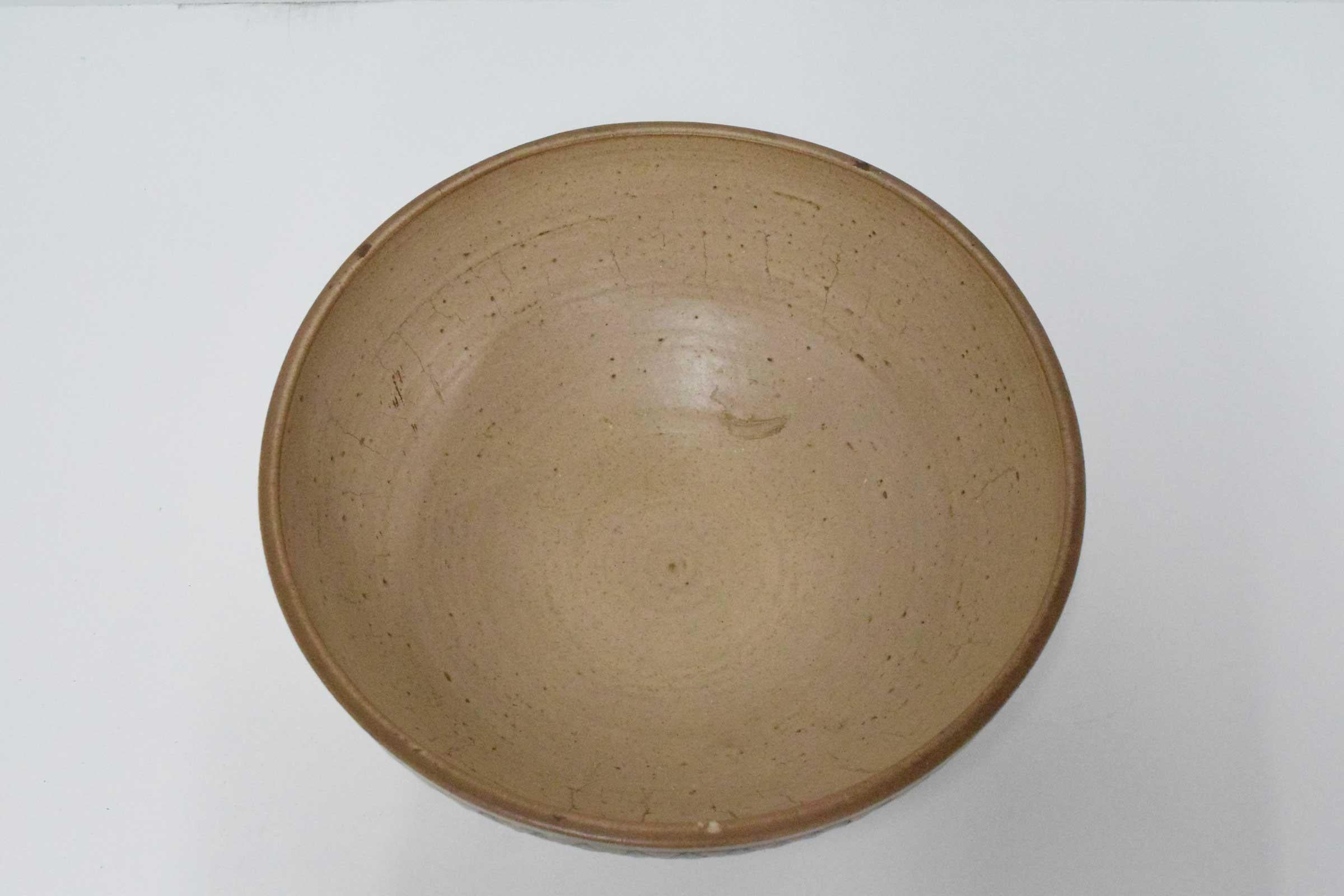 Clyde Burt Large Ceramic Bowl In Good Condition In Dallas, TX