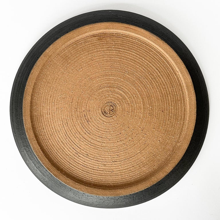 Clyde Burt Large Ceramic Charger / Plate For Sale at 1stDibs