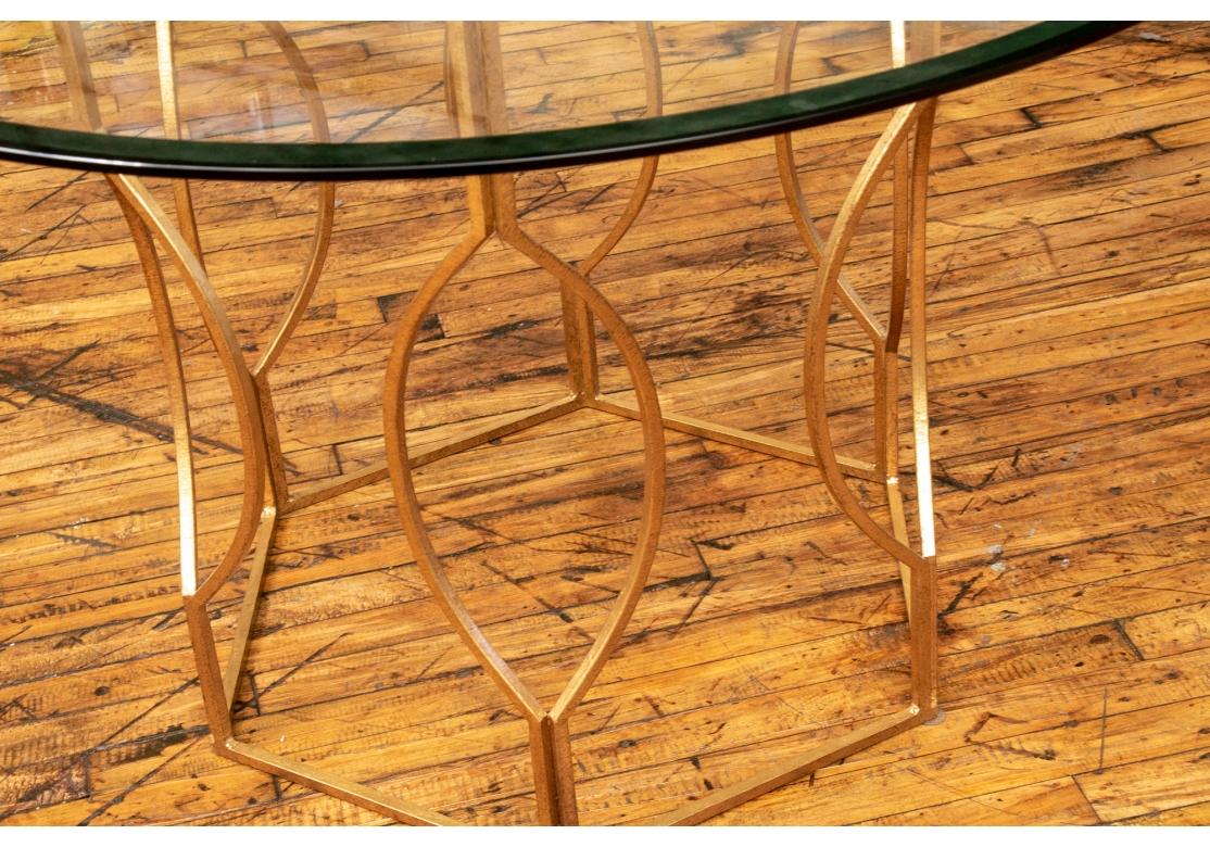 Gilt Clyde Dining Table By Organic Modernism NY For Sale