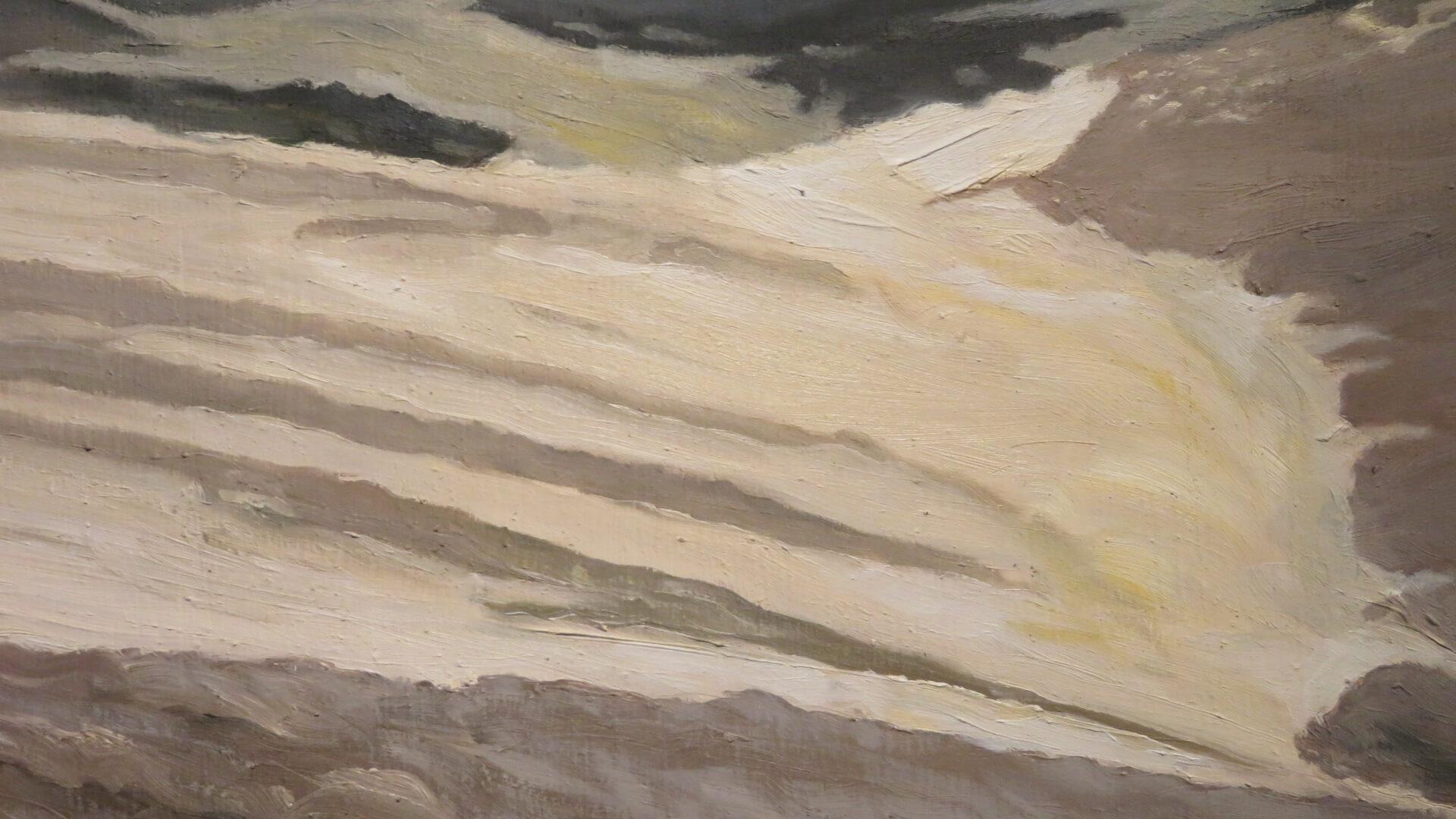 Clyde Holmes (1940 2008) Grande dipinto ad olio impressionista originale gallese SNOWDON - Painting Postimpressionismo di Clyde holmes