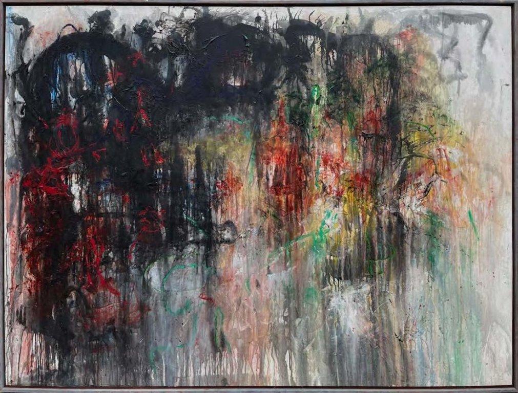 1984
Acrylic on canvas
221 x 166 cm
Unique
Signed, titled, and dated on the reverse

Provenance:
Artist Studio.
Acquired from the above by the present owner.