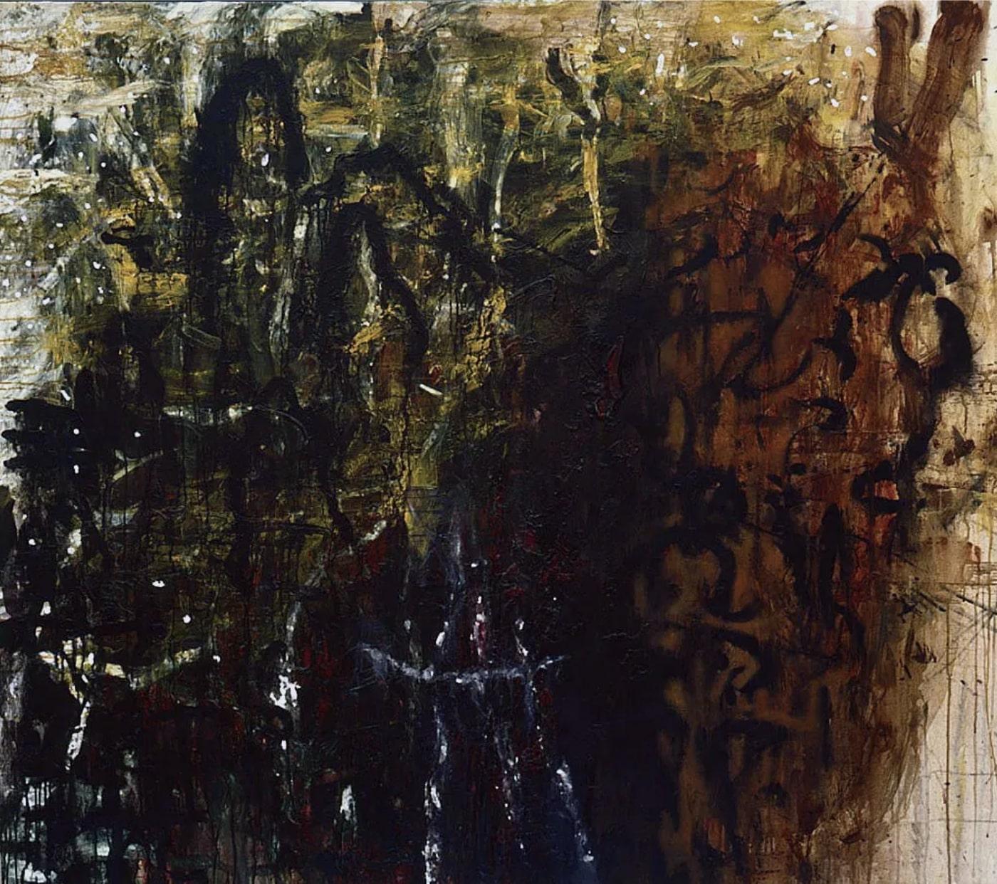PHALLOCENTRIC PAINTING (FOR MB), 1985
Oil on canvas
66 1/8 x 75 in
168 x 190.5 cm