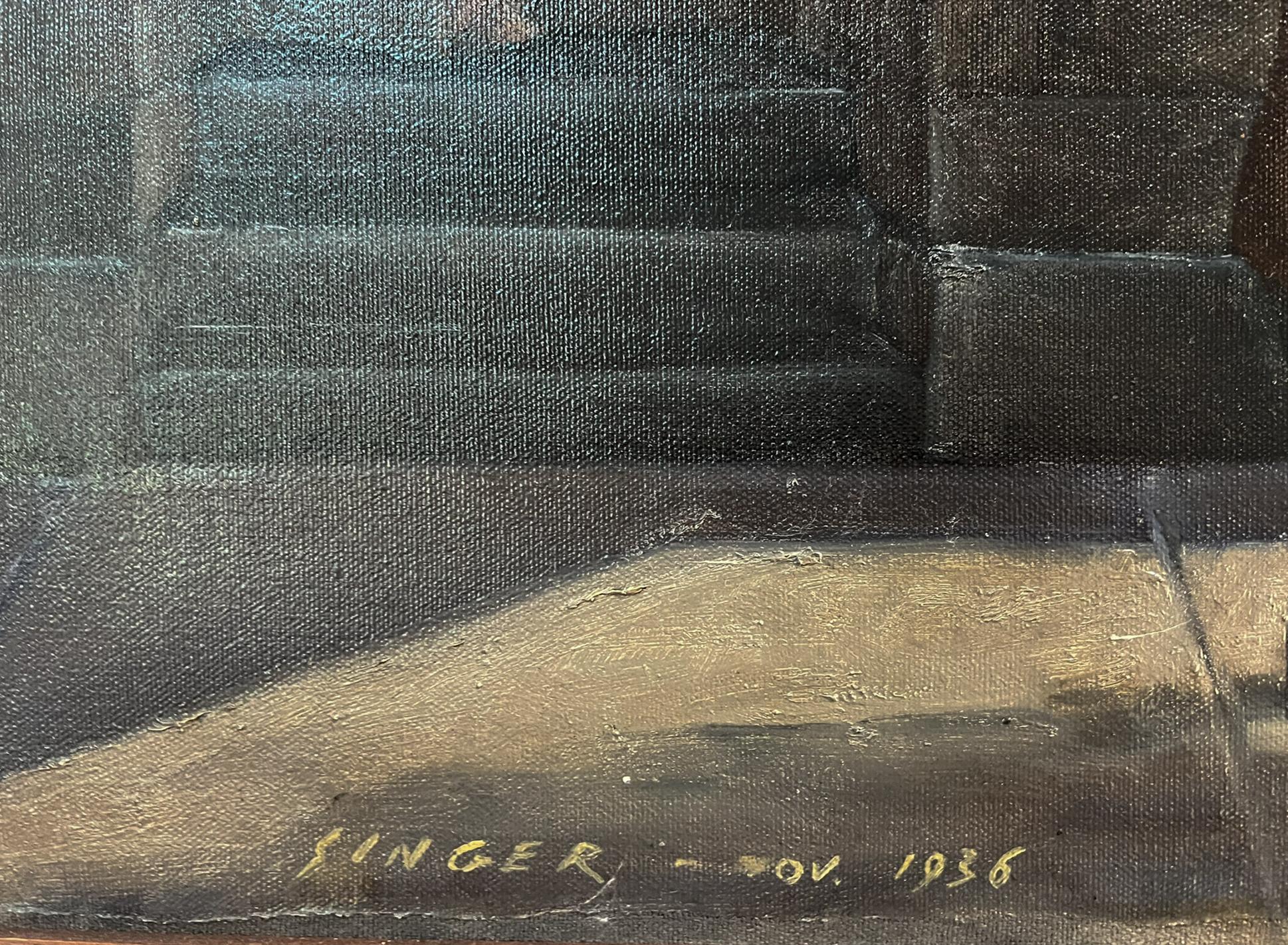 In 1936, Alfred Landon and Frank Knox were the Republican candidates for President and Vice President. They were defeated in a landslide by Franklin Roosevelt. Clyde Singer captures the moment in American history before the election.  Entitled