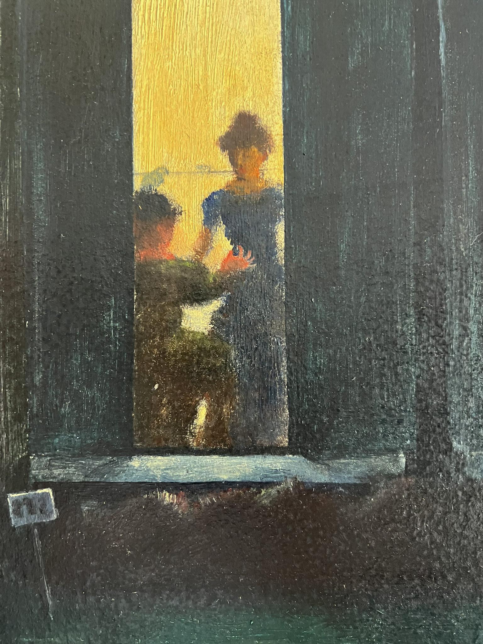 An accomplished American Scene painter, Clyde Singer successfully captured everyday life during his long career. A unique aspect of American life is depicted in this painting, entitled Women's City Club (1944), where he paints an outsider's view
