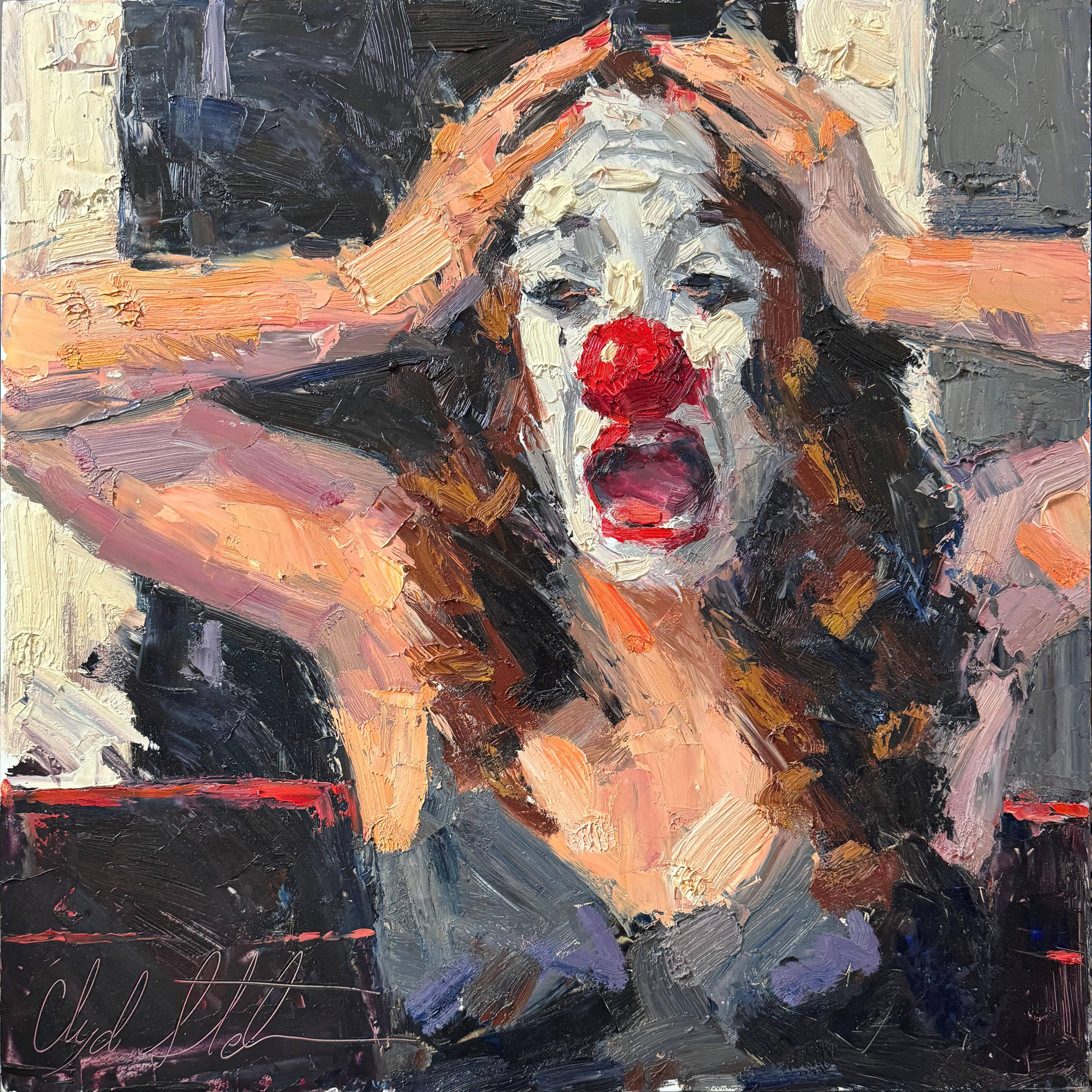 "Amerigo Vespucci" par Clyde Steadman (Etats-Unis) est un portrait de femme réalisé à la main, non encadré, mais prêt à être accroché.
