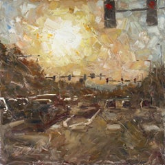 « Early Evening » (2023) de Clyde Steadman, peinture à l'huile originale