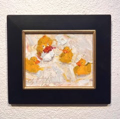 Family Meeting, peinture à l'huile