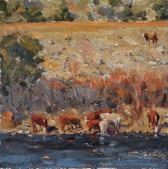 "On the Arkansas" Oil Painting