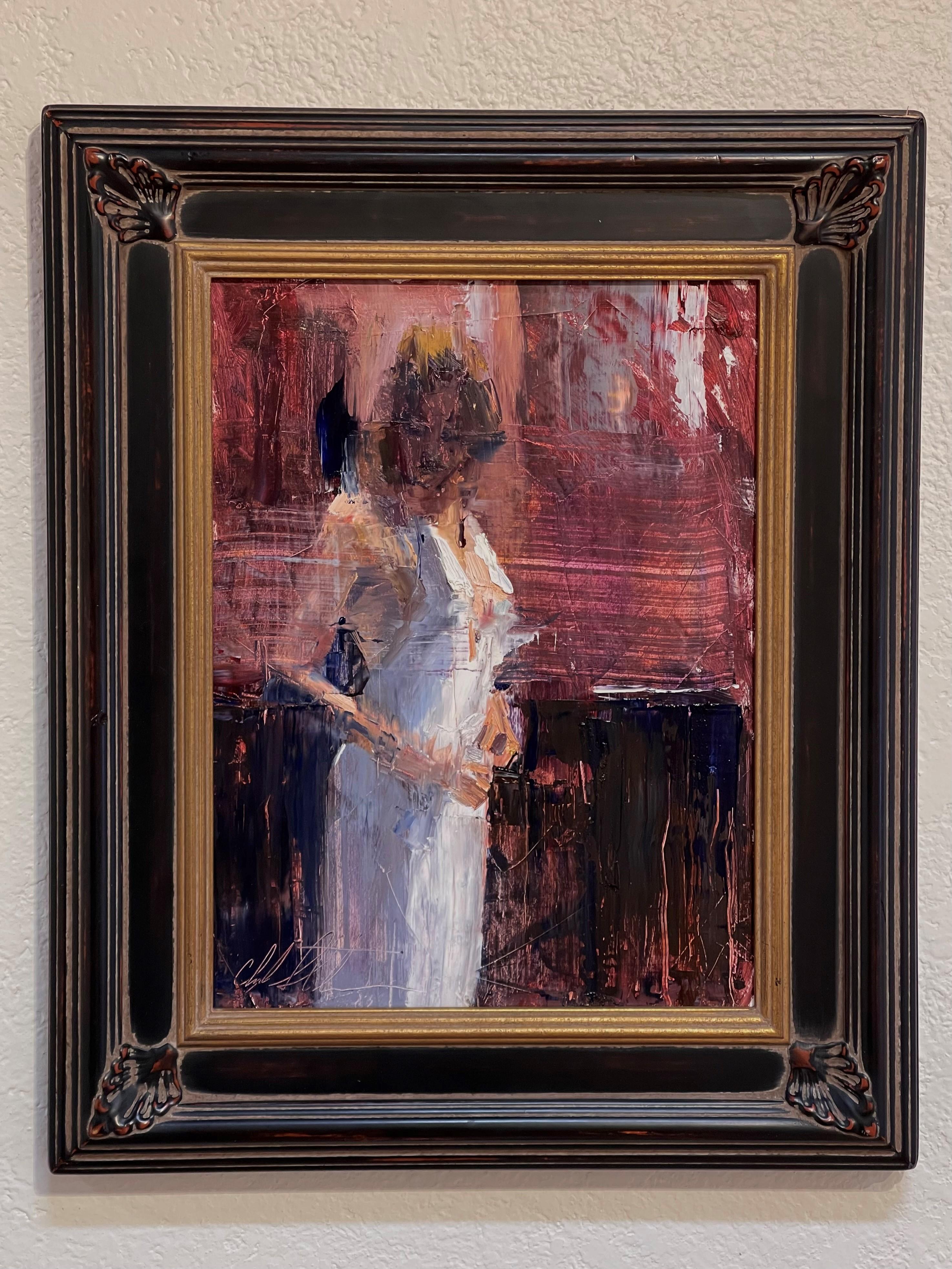 „Remembering Mornings With You“, Ölgemälde – Painting von Clyde Steadman