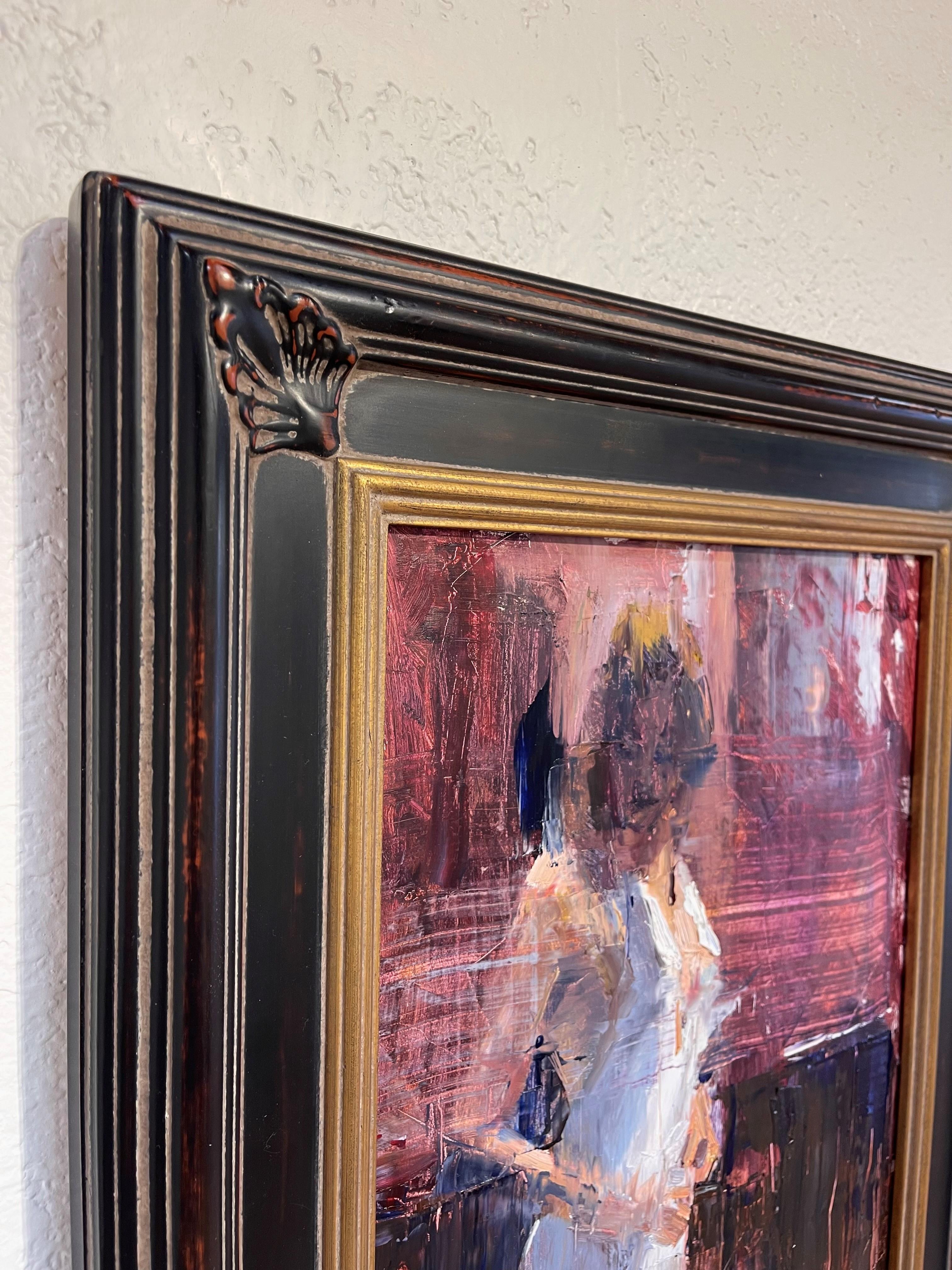 „Remembering Mornings With You“, Ölgemälde (Amerikanischer Impressionismus), Painting, von Clyde Steadman