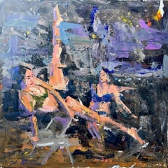 „Slow at Dark“ (2022) von Clyde Steadman, Original weibliches Porträt, Ölgemälde