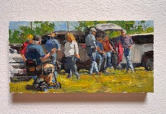 "Waiting for the Train" Oil Painting
