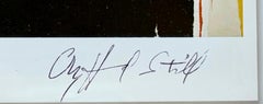 Clyfford Still - MoMA Art offset Card, 1951 Hand Signed by Clyfford Still Framed