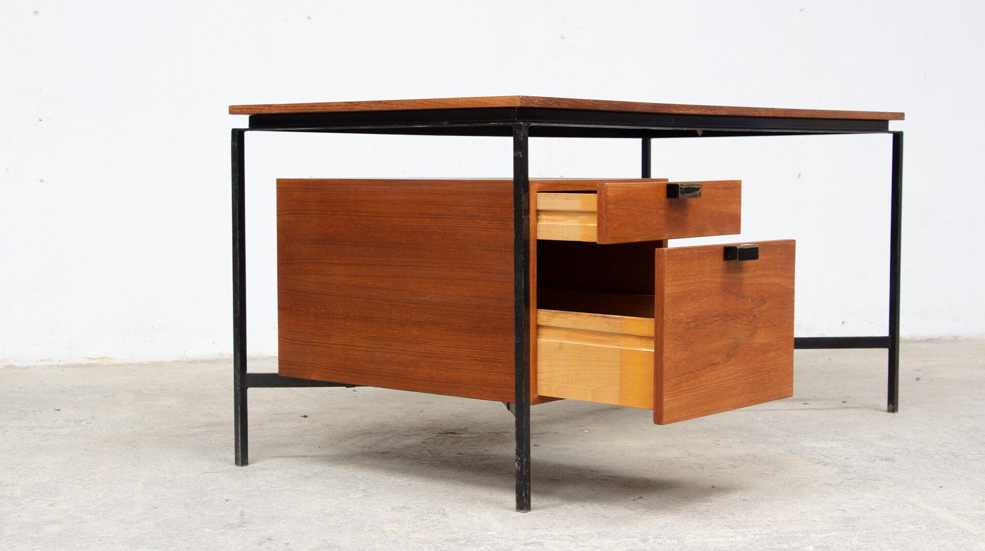 Steel CM 172 desk by Pierre Paulin for Thonet, 1960' For Sale